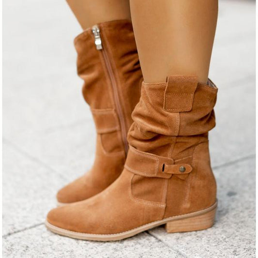 Botines Mujer con Cremallera Suela Ortopédica - Mavetta