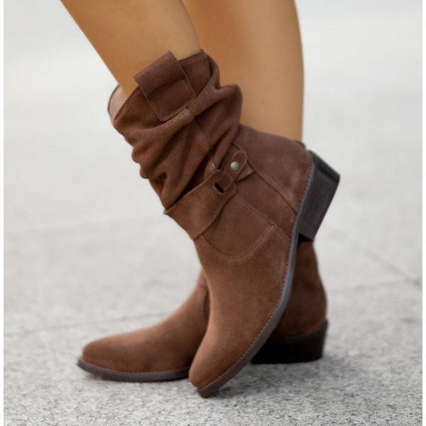 Botines Mujer con Cremallera Suela Ortopédica
