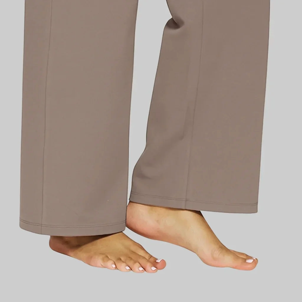 Pantalones Mujer Algodón Elástico Corte Cómodo