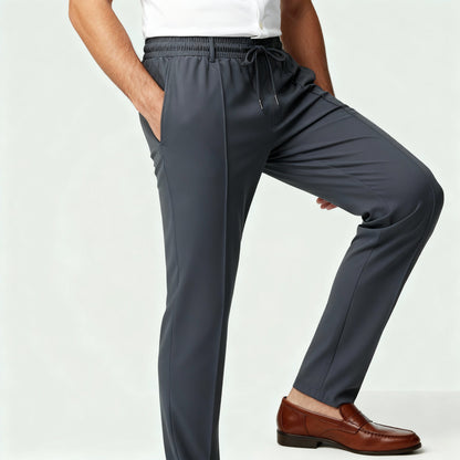 Pantalón Vestir Hombre con Cordón Ajustable