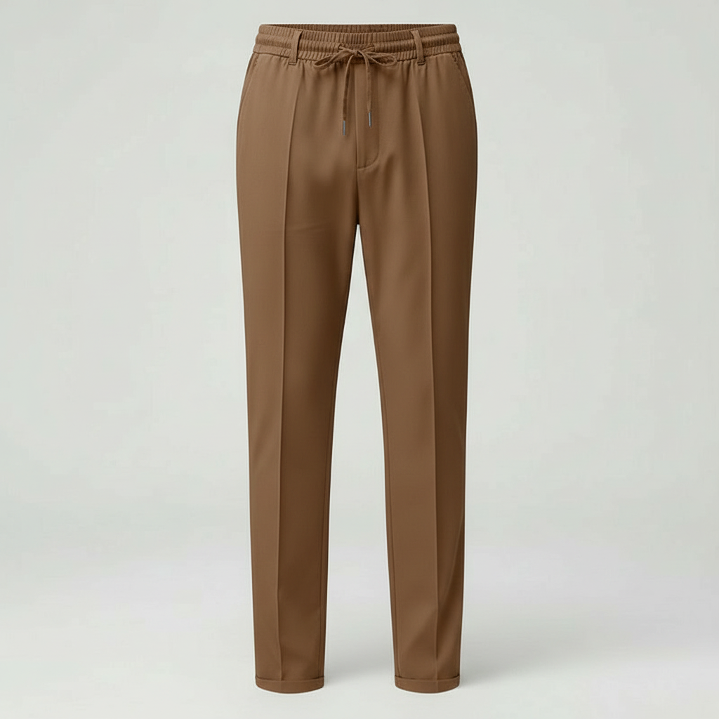 Pantalón Vestir Hombre con Cordón Ajustable