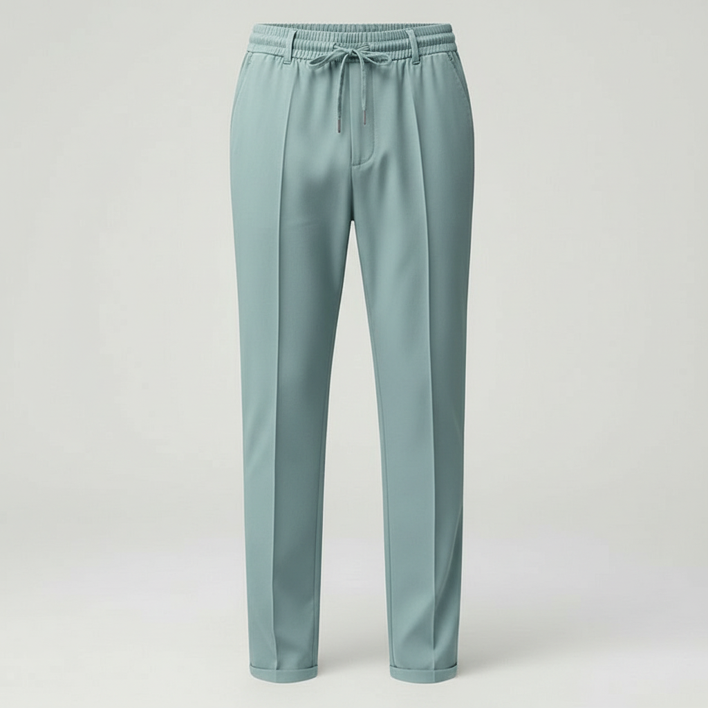Pantalón Vestir Hombre con Cordón Ajustable