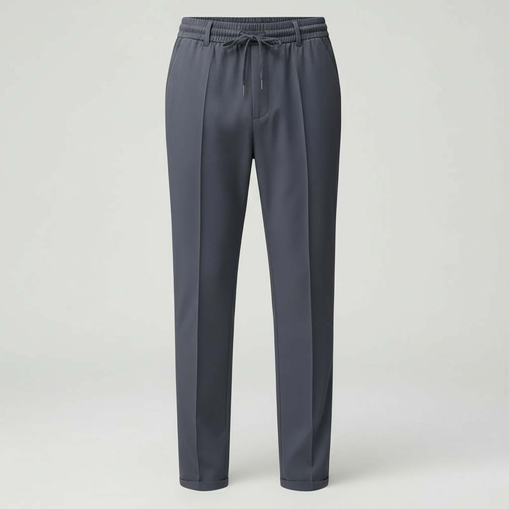 Pantalón Vestir Hombre con Cordón Ajustable
