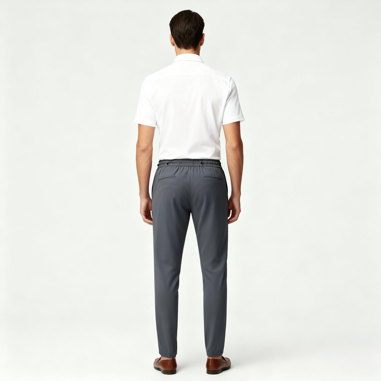 Pantalón Vestir Hombre con Cordón Ajustable