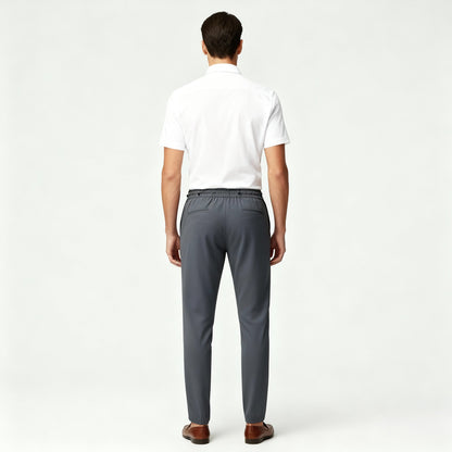 Pantalón Vestir Hombre con Cordón Ajustable