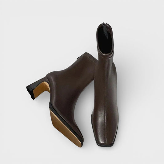 Botines Vintage Punta Cuadrada Mujer - Mavetta