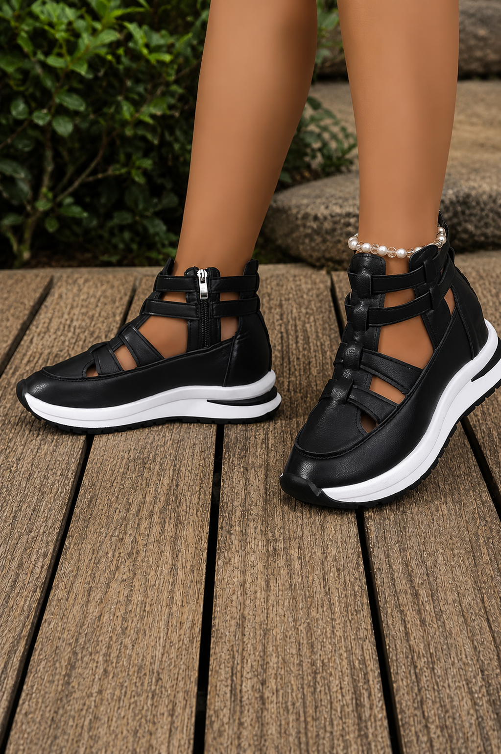 Sandalias Mujer Cuña Comodas Ajuste Ergonómico