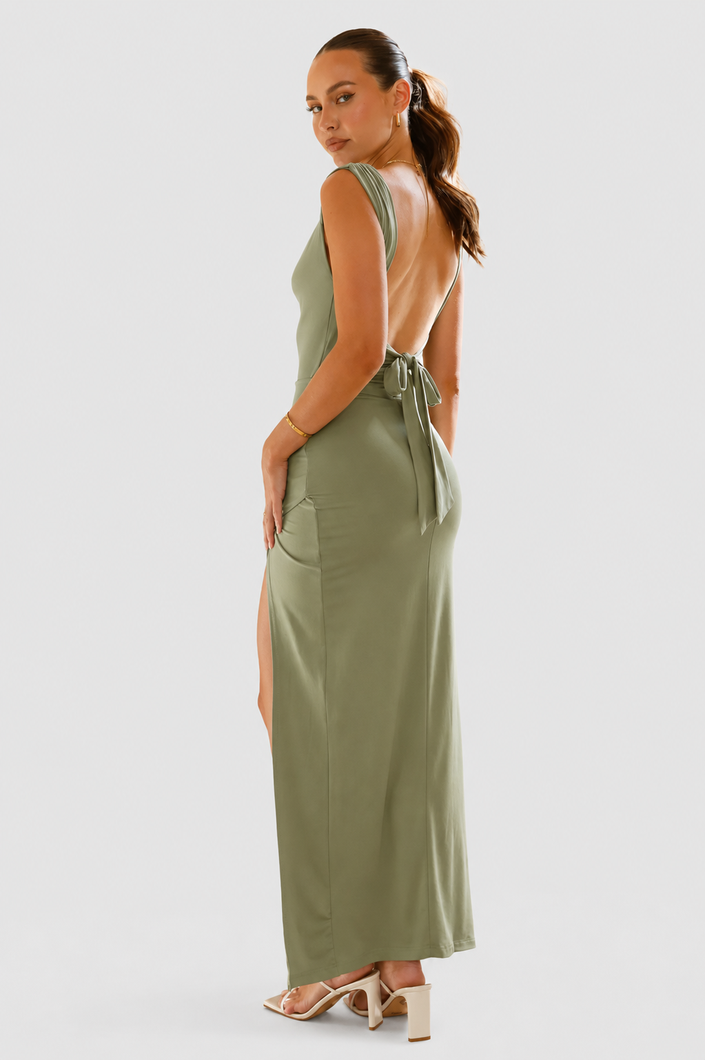 Vestido Mujer Elegante Corte Clásico