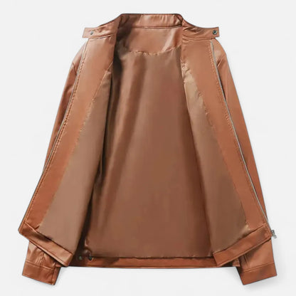Chaqueta Hombre de Piel Ajuste Clásico