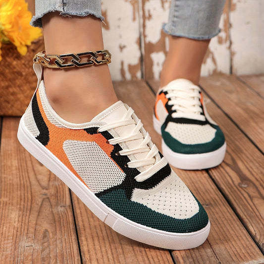 Zapatillas Mujer de Malla Deportivas con Cordones - Mavetta