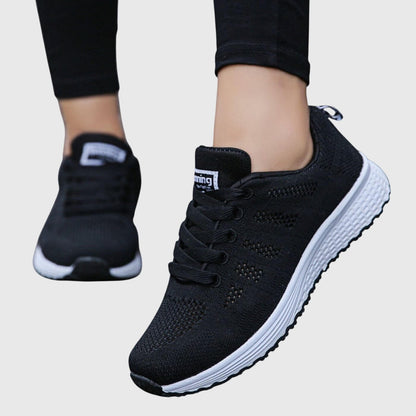 Zapatillas running mujer ligeras con cordones primavera