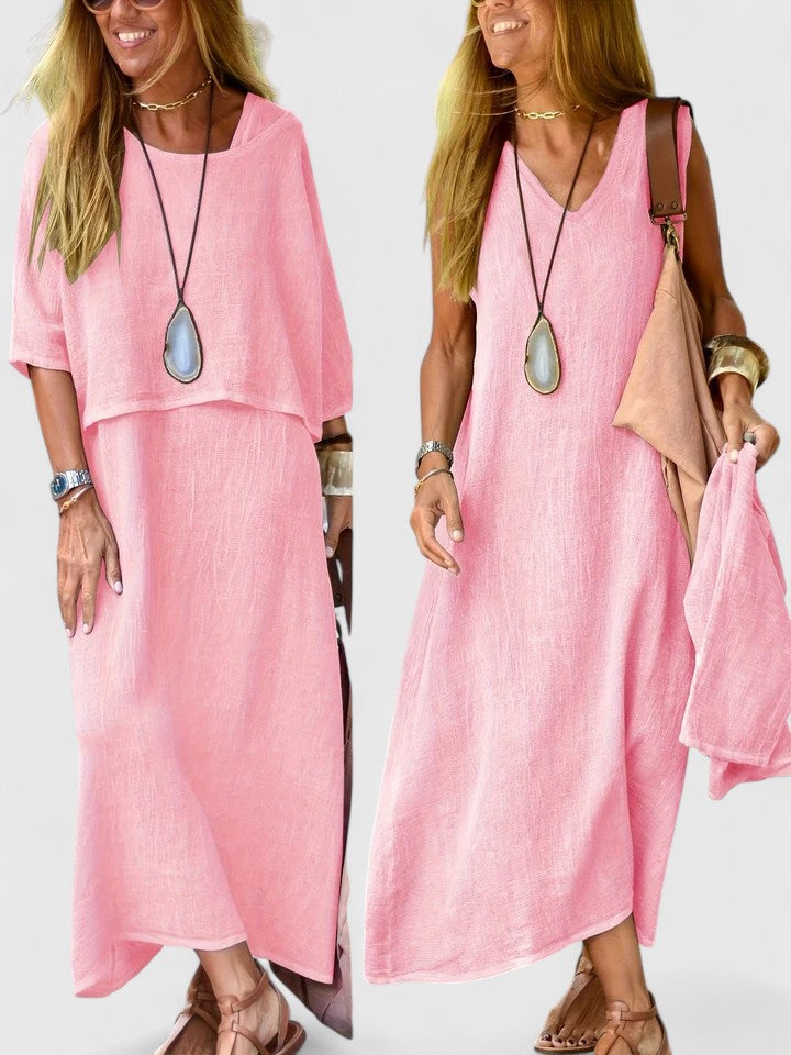 Conjunto Mujer Dos Piezas Elegante Ajuste Moderno