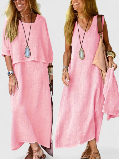 Conjunto Mujer Dos Piezas Elegante Ajuste Moderno