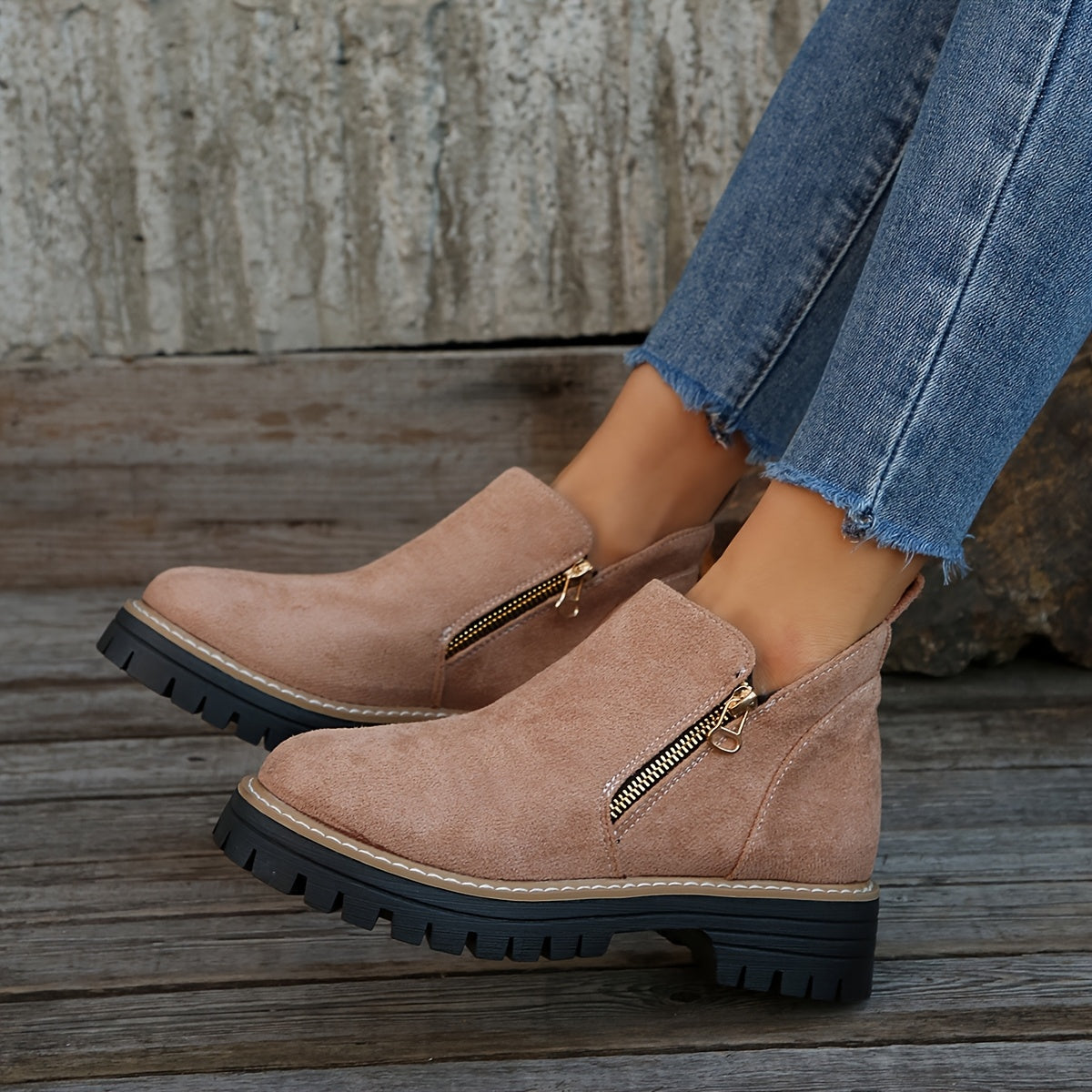Botines Mujer Ortopédicos Suela Ergonómica Estampado Animal