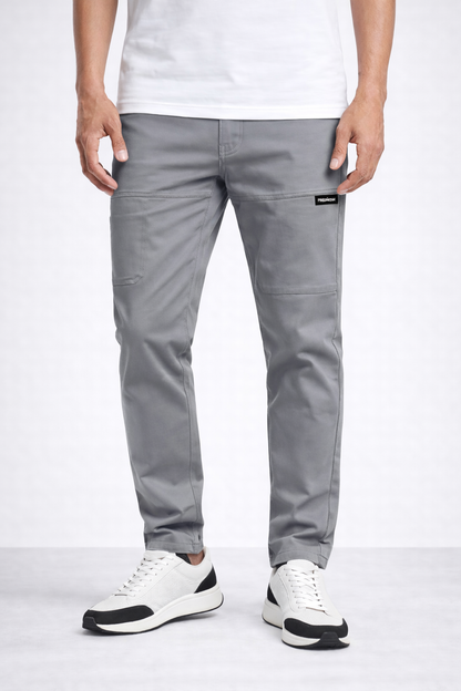 Pantalón Largo Hombre Algodón Elástico Ajuste Cómodo
