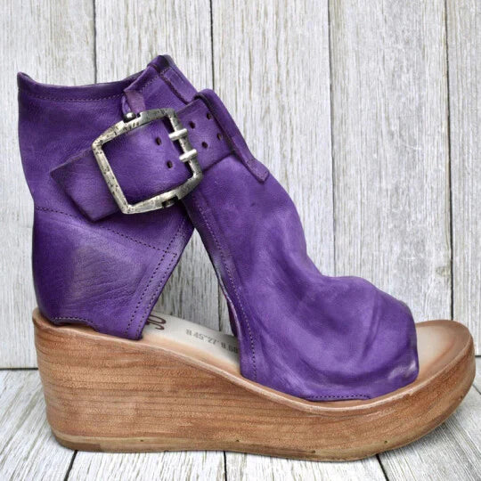 Sandalias Plataforma Mujer Comodas Ajuste Seguro