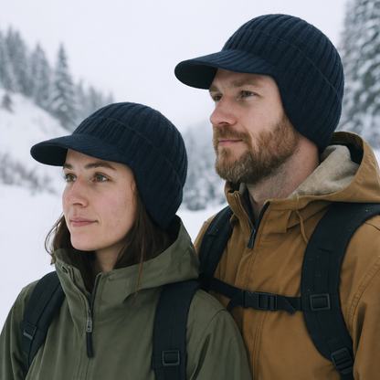 Gorro Invierno Unisex Lana Protección Orejas Ajuste Cómodo