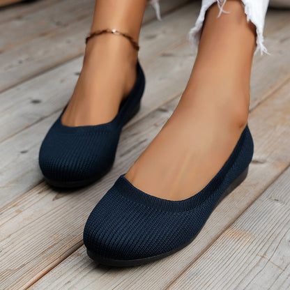 Zapatos ortopédicos mujer sin cordones diseño cerrado planos