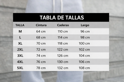 Pantalón Deportivo Hombre Algodón Holgado con Cordón y Bolsillos