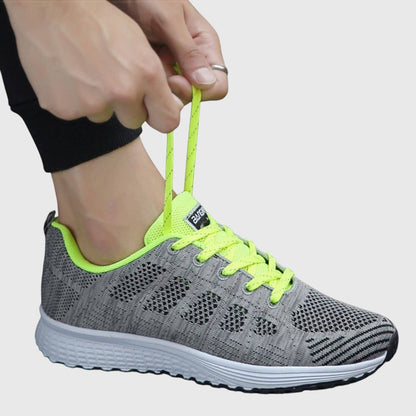 Zapatillas running mujer ligeras con cordones primavera