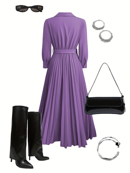 Vestido Mujer Casual Elegante Ajuste Diario