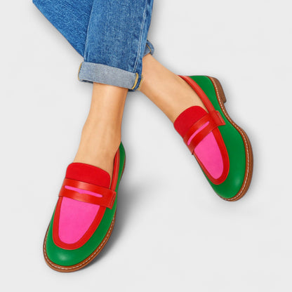 Mocasines Hombre Casual Material Contraste