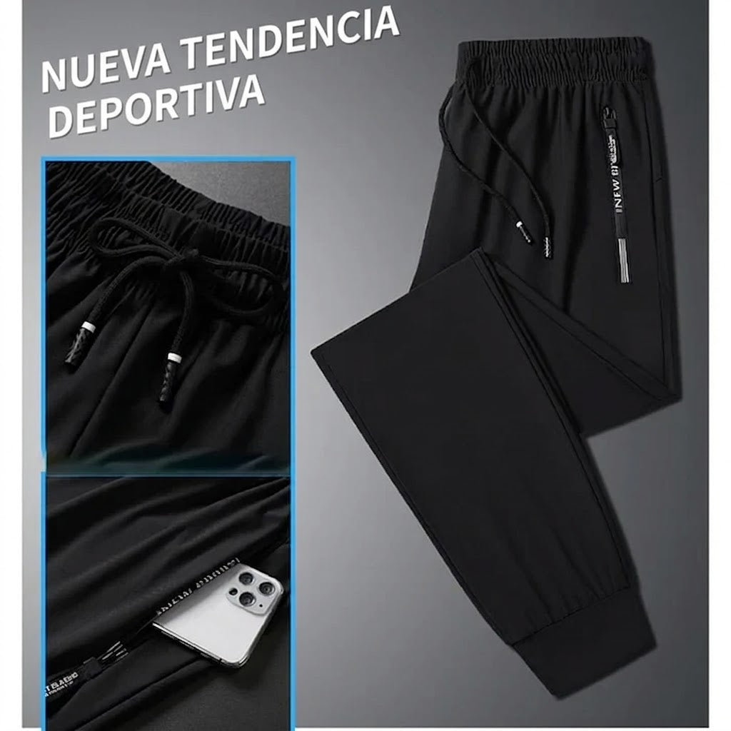 Pantalón casual unisex suave y flexible corte elegante