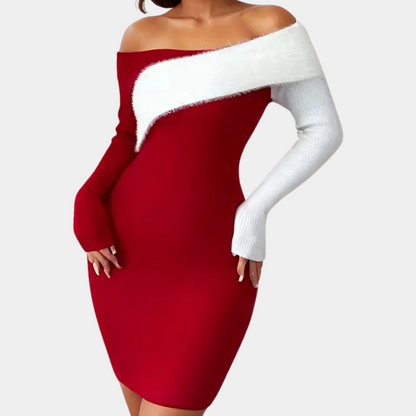 Vestido Mini Mujer Ajustado Cuello Halter