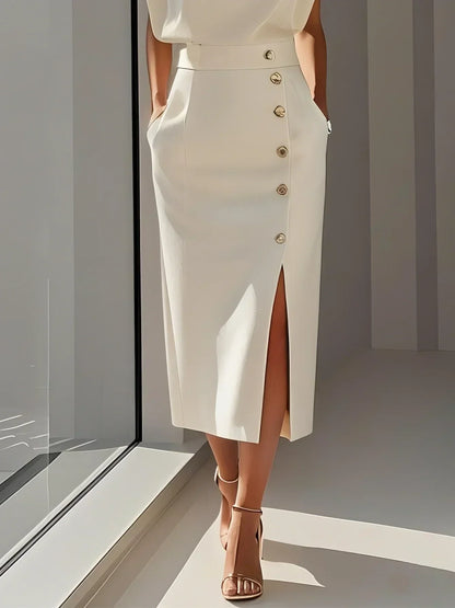 Vestido midi mujer con estilo atemporal y corte elegante