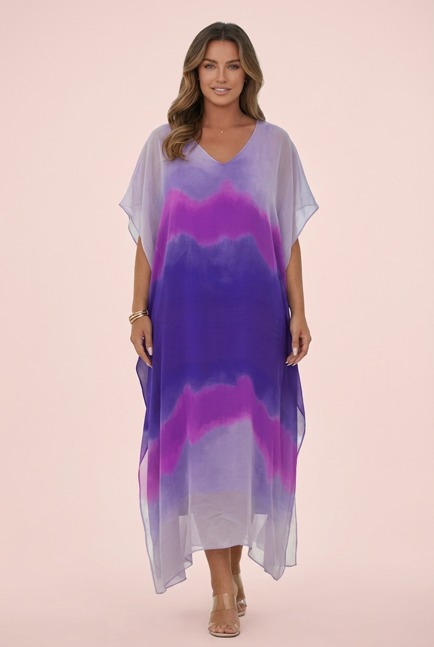 Vestido midi mujer ligero de tela fluida estilo elegante