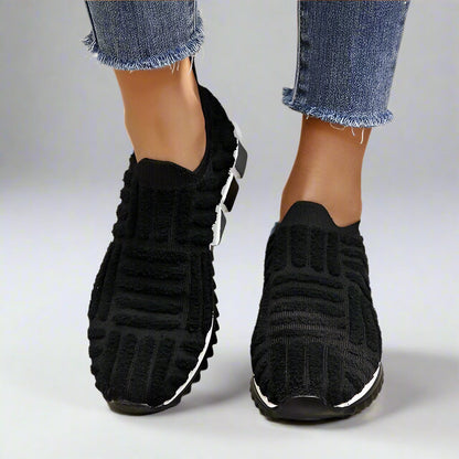 Zapatillas deportivas mujer suela gruesa estilo moderno