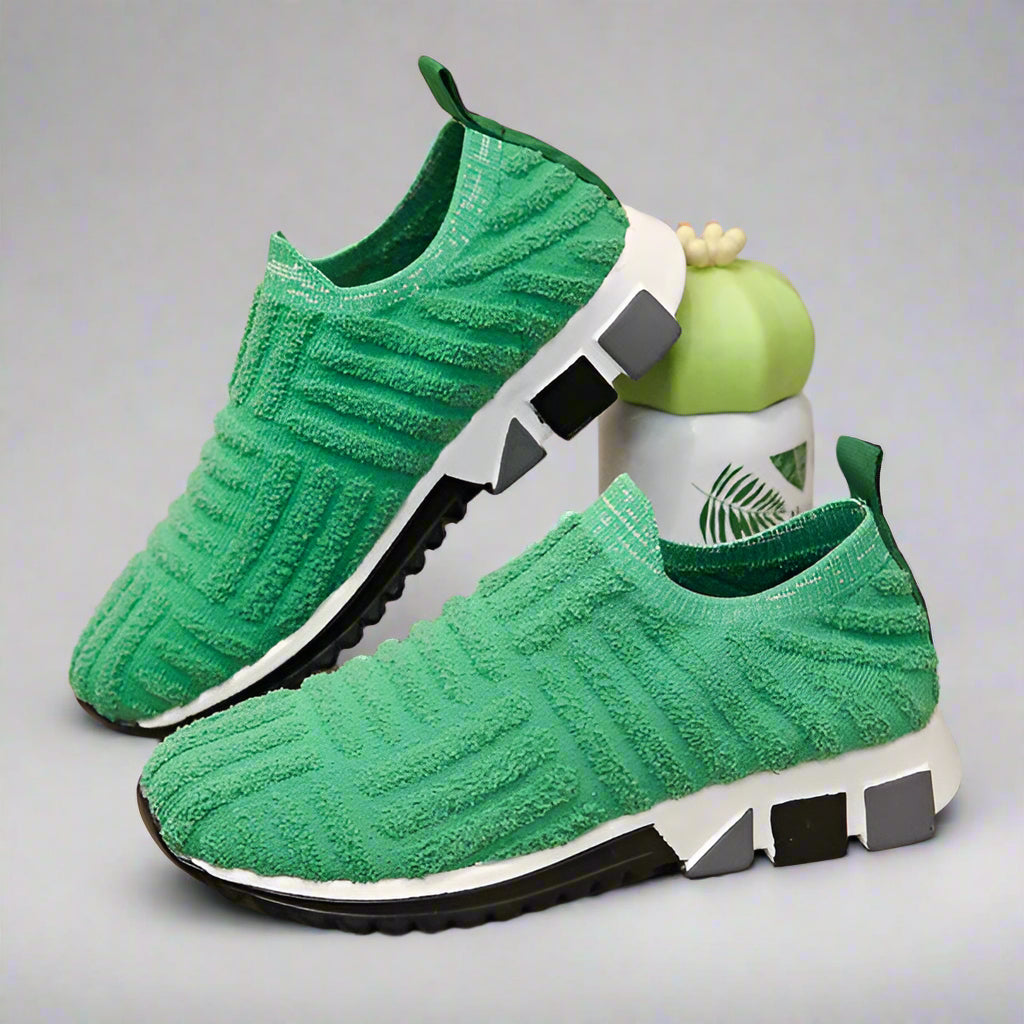 Zapatillas deportivas mujer suela gruesa estilo moderno