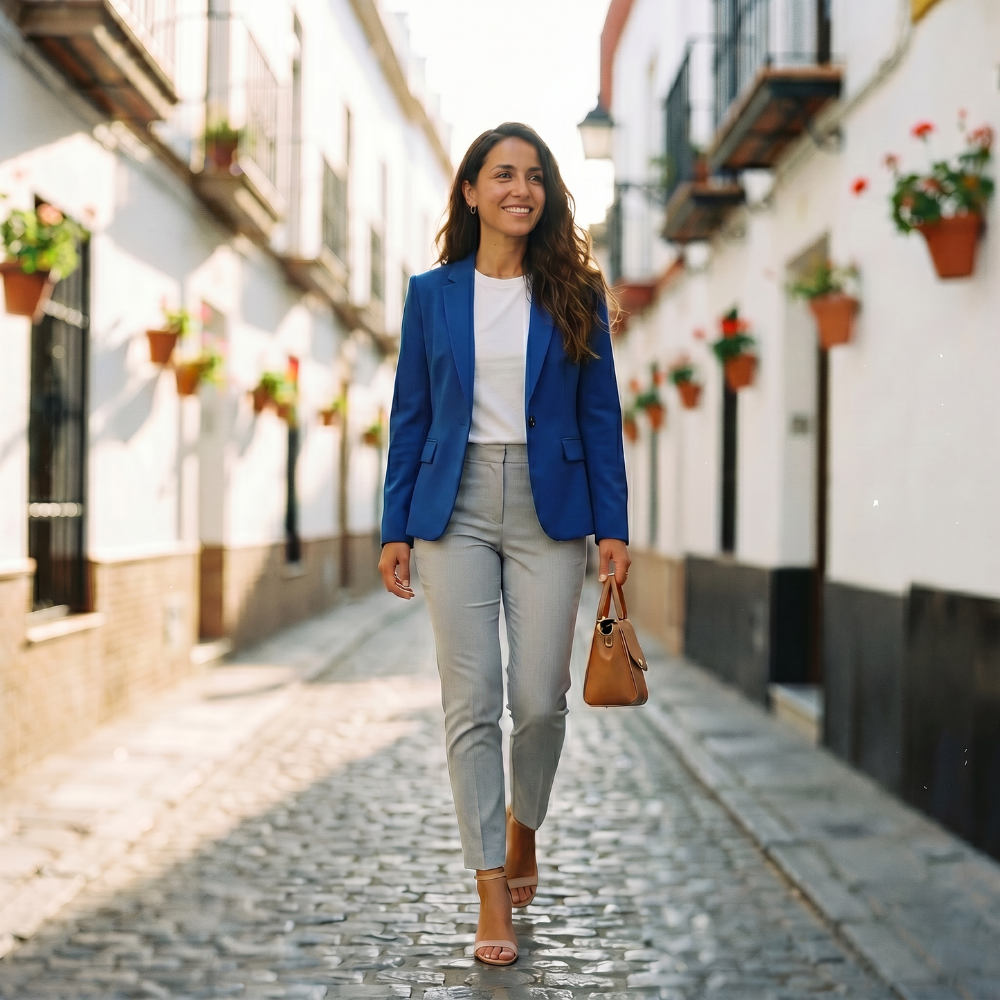 Blazer Mujer Clásico Oficina Ajuste Regular