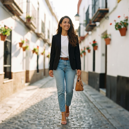 Blazer Mujer Clásico Oficina Ajuste Regular - Mavetta