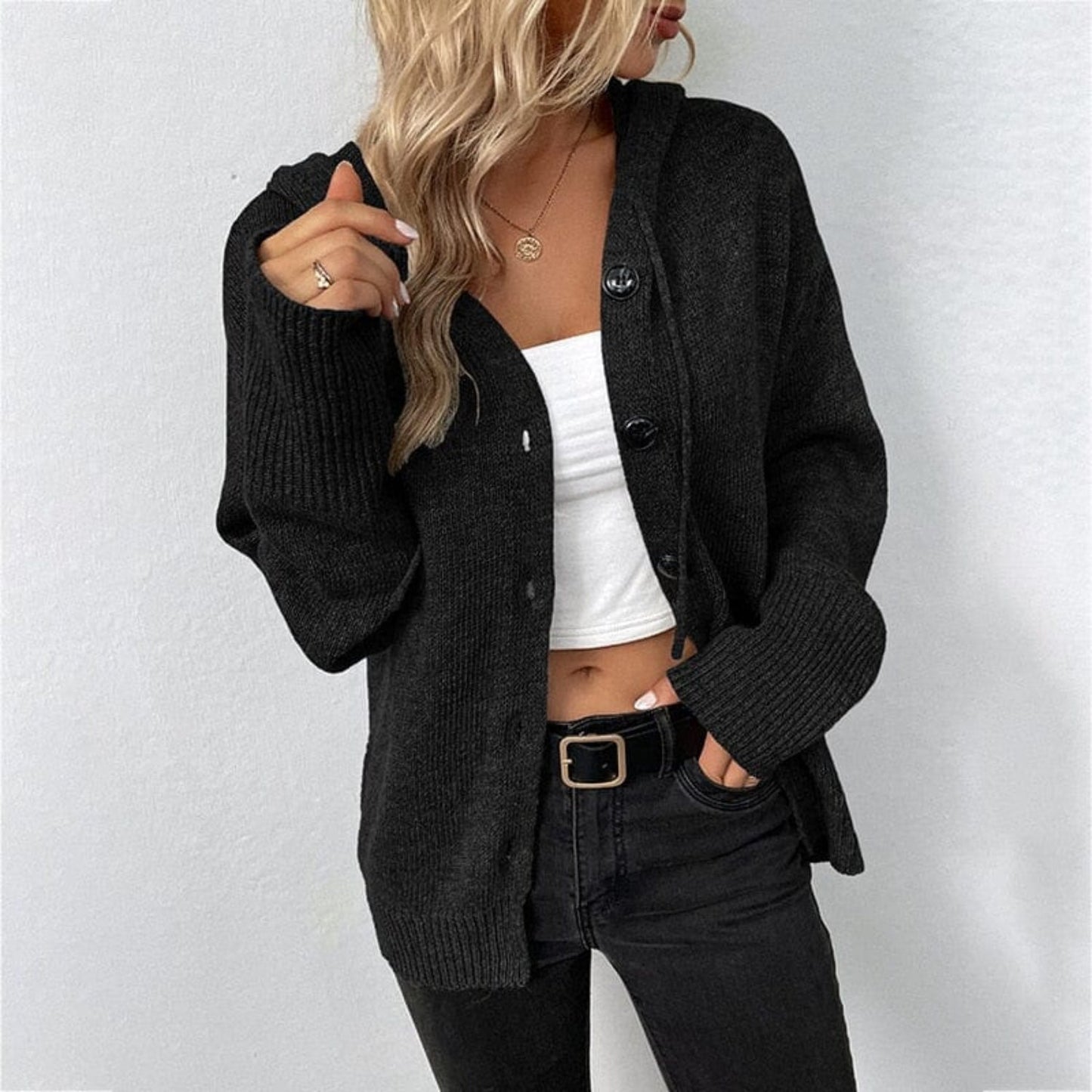 Chaqueta Mujer de Piel Sintética Cómoda Casual