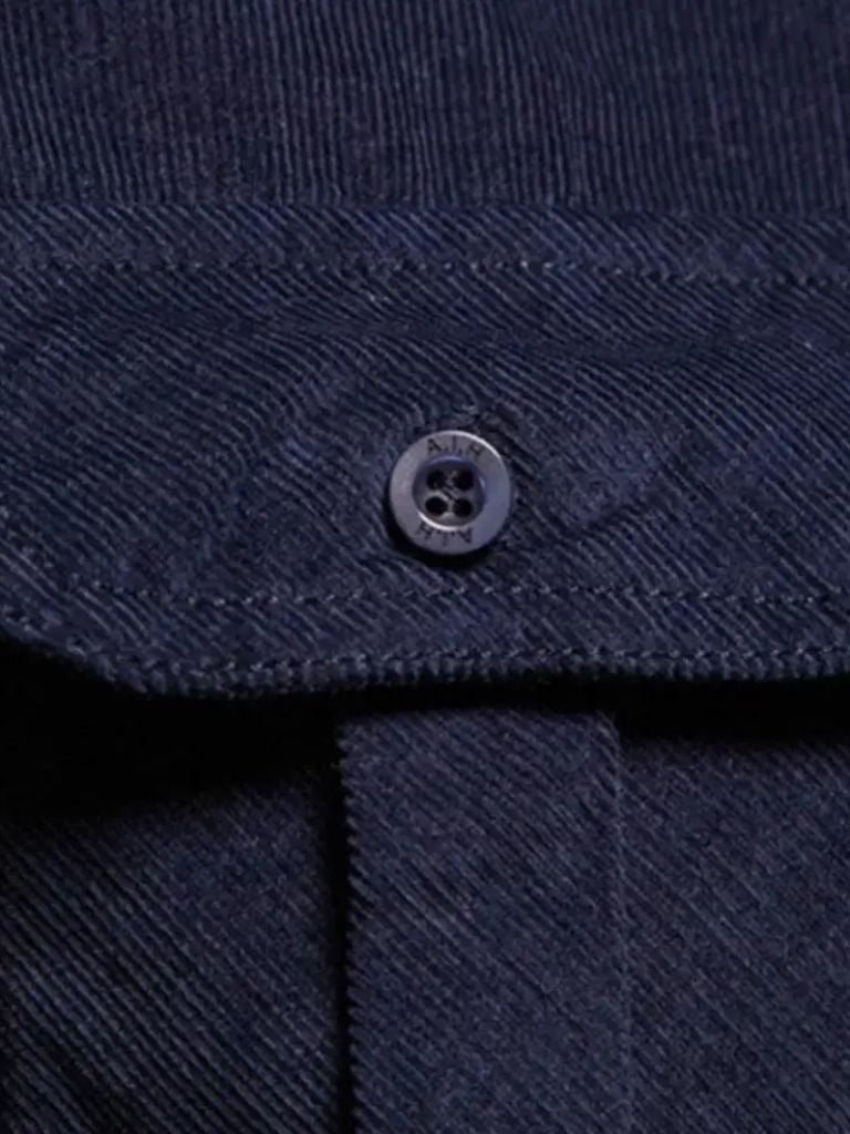 Camisa Hombre de Pana Casual Business Versátil
