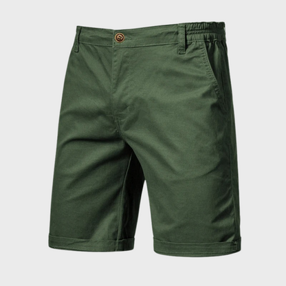 Bermudas Chino Hombre Algodón Cintura Elástica Parcial - Mavetta