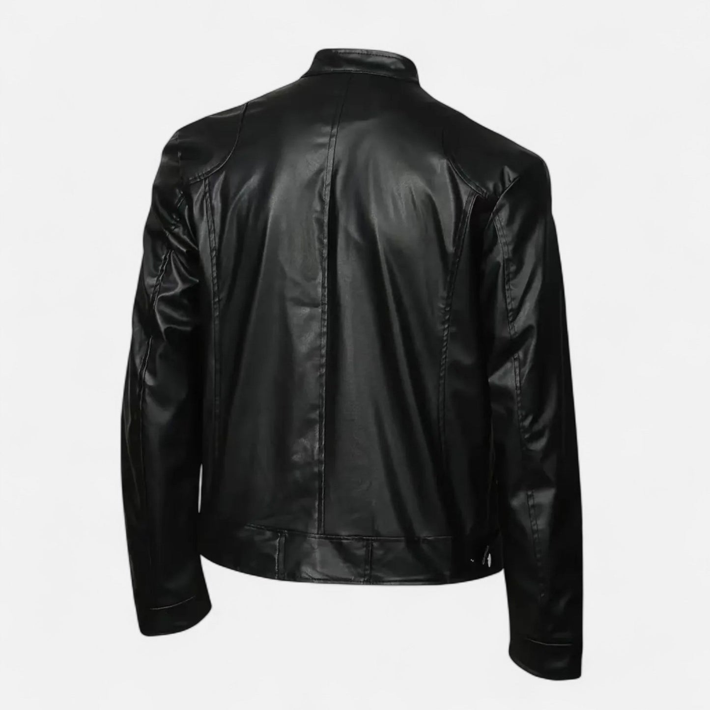 Chaqueta Hombre de Piel Ajuste Clásico