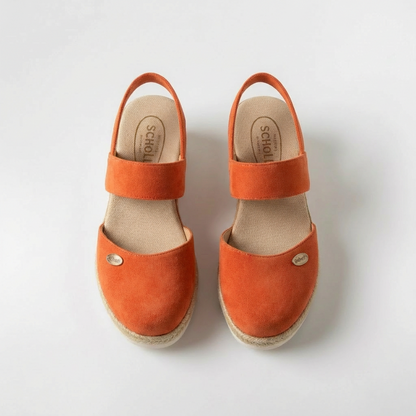 Sandalias Plataforma Mujer de Lino Estilo Alpargata Cuña
