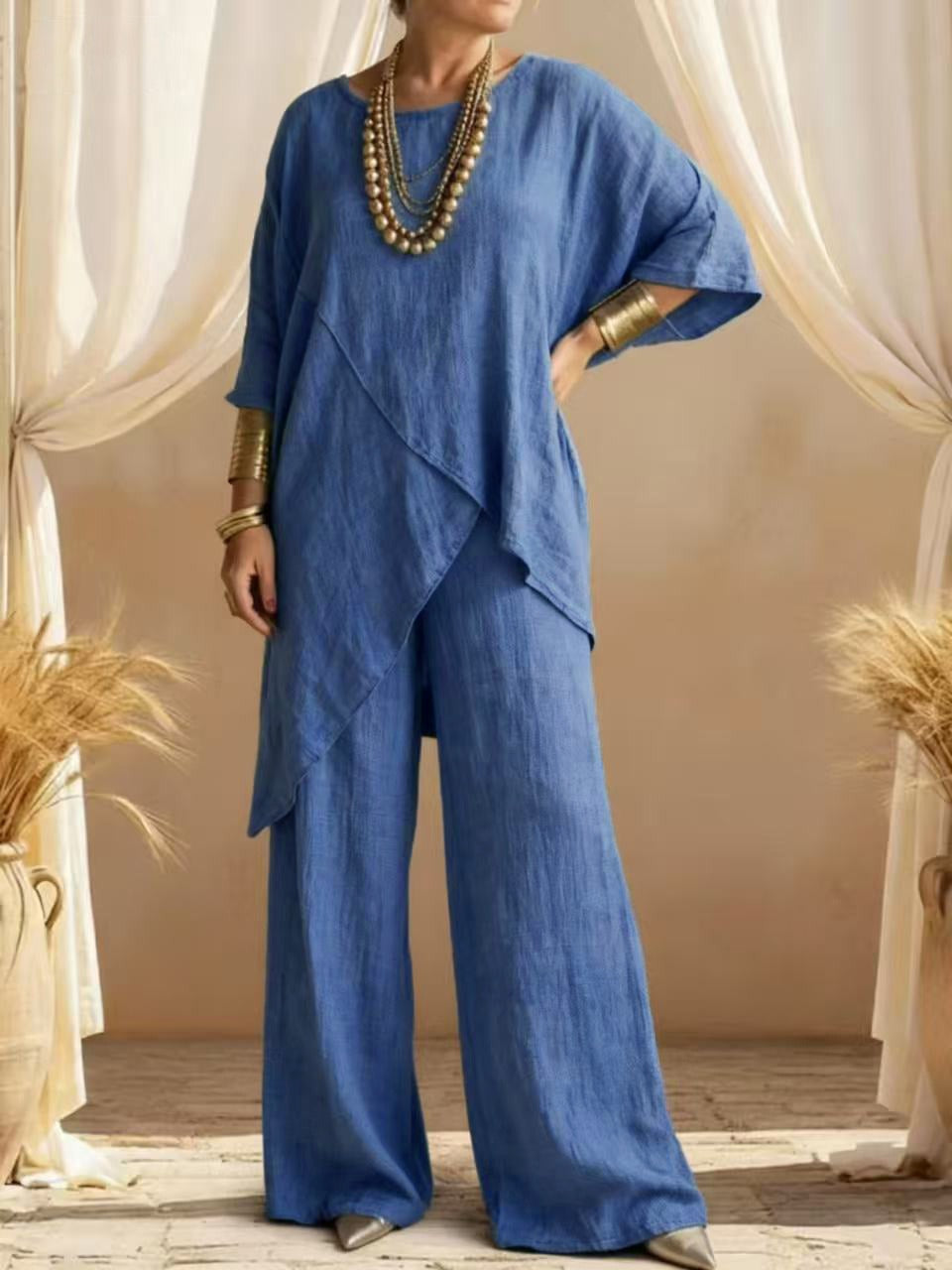 Conjunto Asimétrico Mujer de Dos Piezas