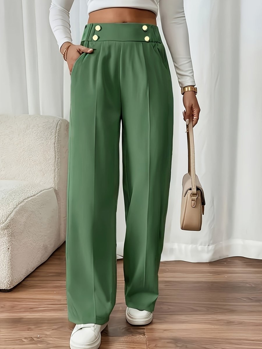 Pantalón Mujer de Talle Alto Corte Recto - Mavetta