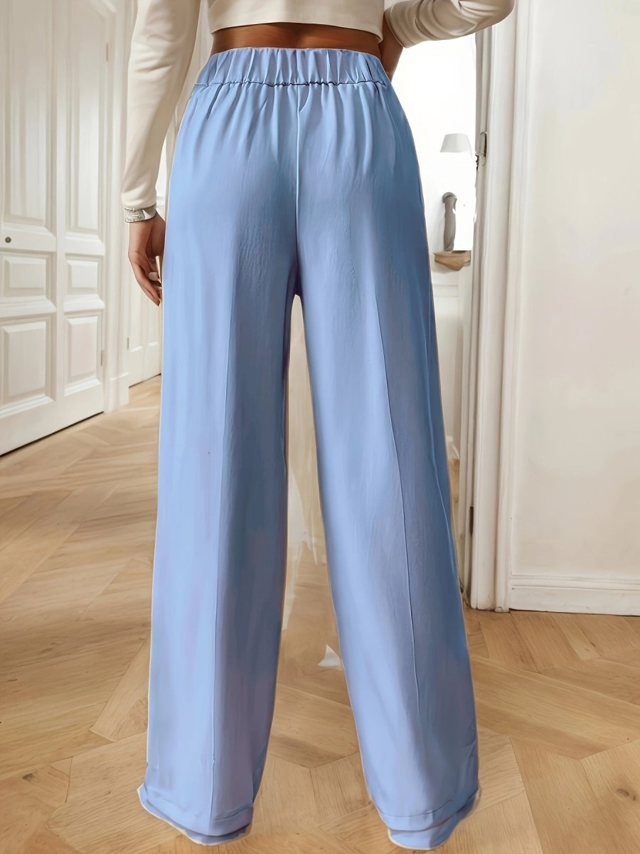 Pantalón Mujer de Talle Alto Corte Recto
