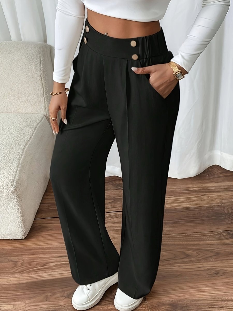 Pantalón Mujer de Talle Alto Corte Recto