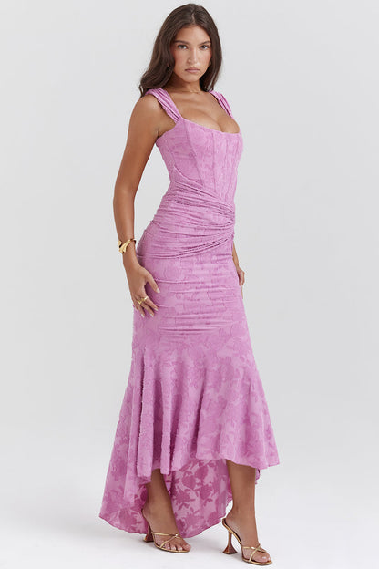 Vestido Mujer con Cintura Esculpida Ajustado