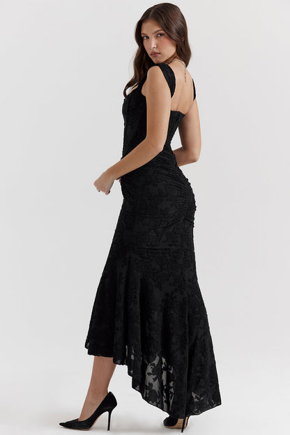 Vestido Mujer con Cintura Esculpida Ajustado