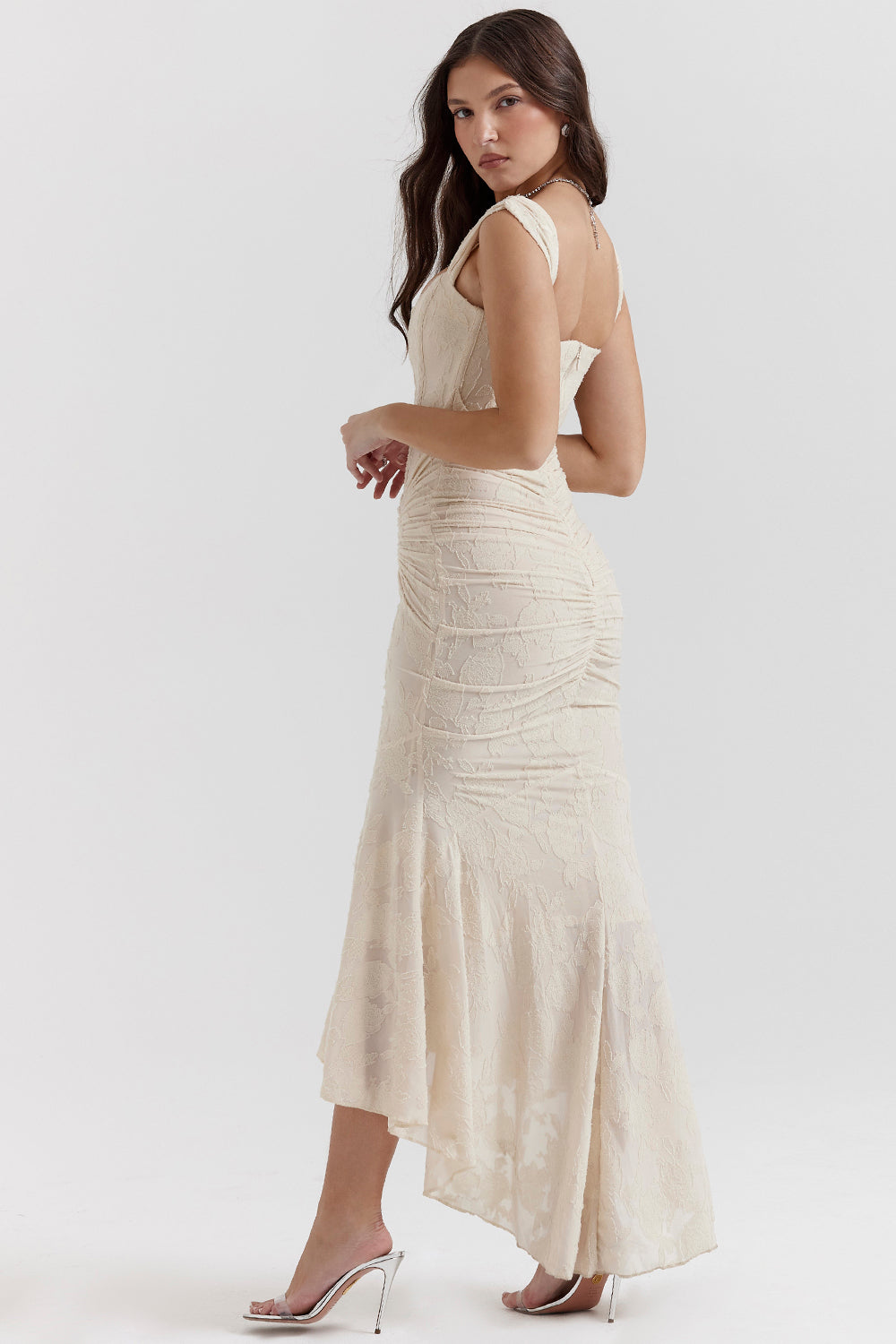 Vestido Mujer con Cintura Esculpida Ajustado
