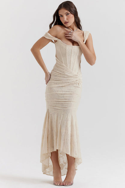 Vestido Mujer con Cintura Esculpida Ajustado