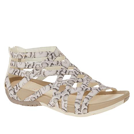 Sandalias ortopédicas mujer tiras cruzadas diseño abierto