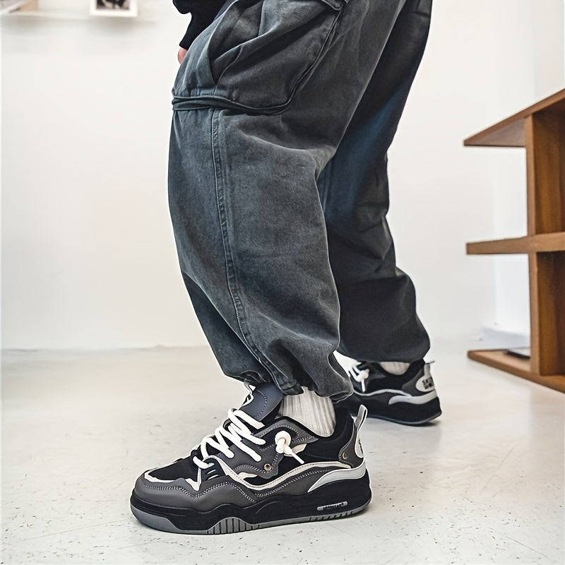 Zapatillas deportivas hombre bajas con detalles texturizados