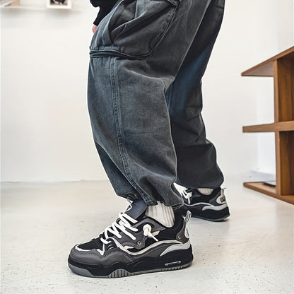 Zapatillas deportivas hombre bajas con detalles texturizados